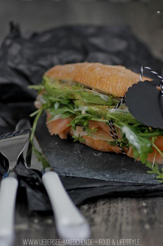 Rezeptbild: Lachs-Avocado-Sandwich