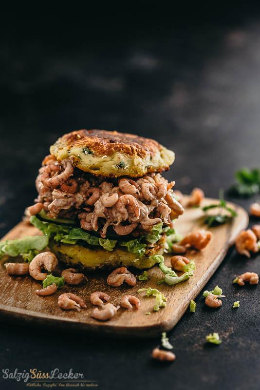 Rezeptbild: Kartoffel-Krabben-Burger und Urlaubserinnerungen an Juist