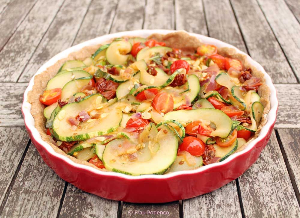 Rezeptbild: Zucchini-Tarte