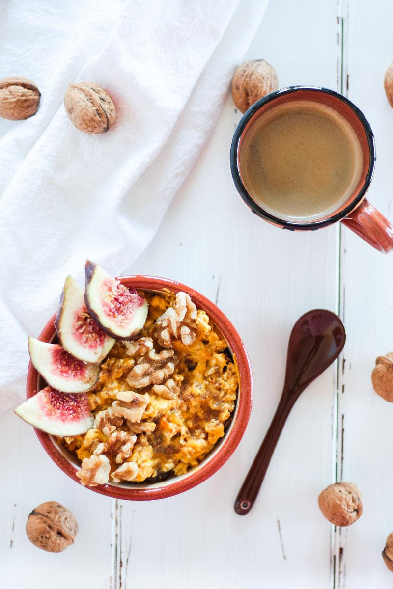Rezeptbild: Vegane Pumpkin Pie Overnight Oats