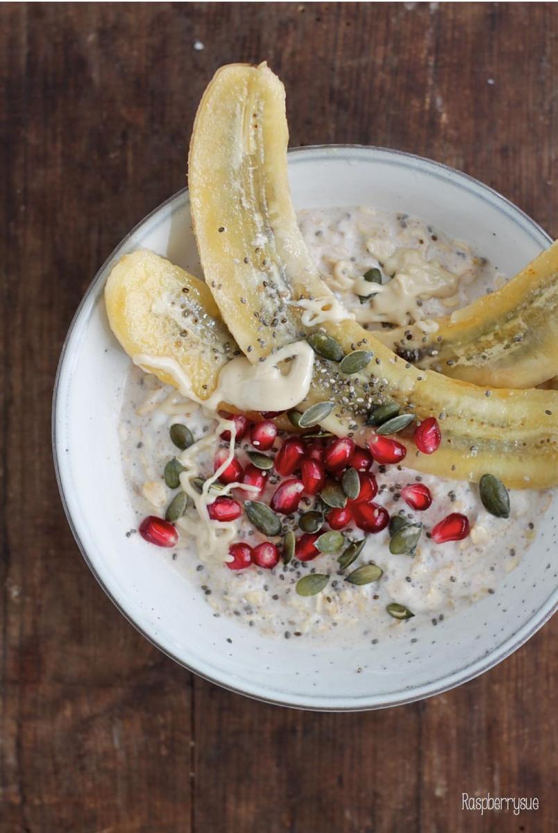 Rezeptbild: Porridge mit karamellisierter Banane