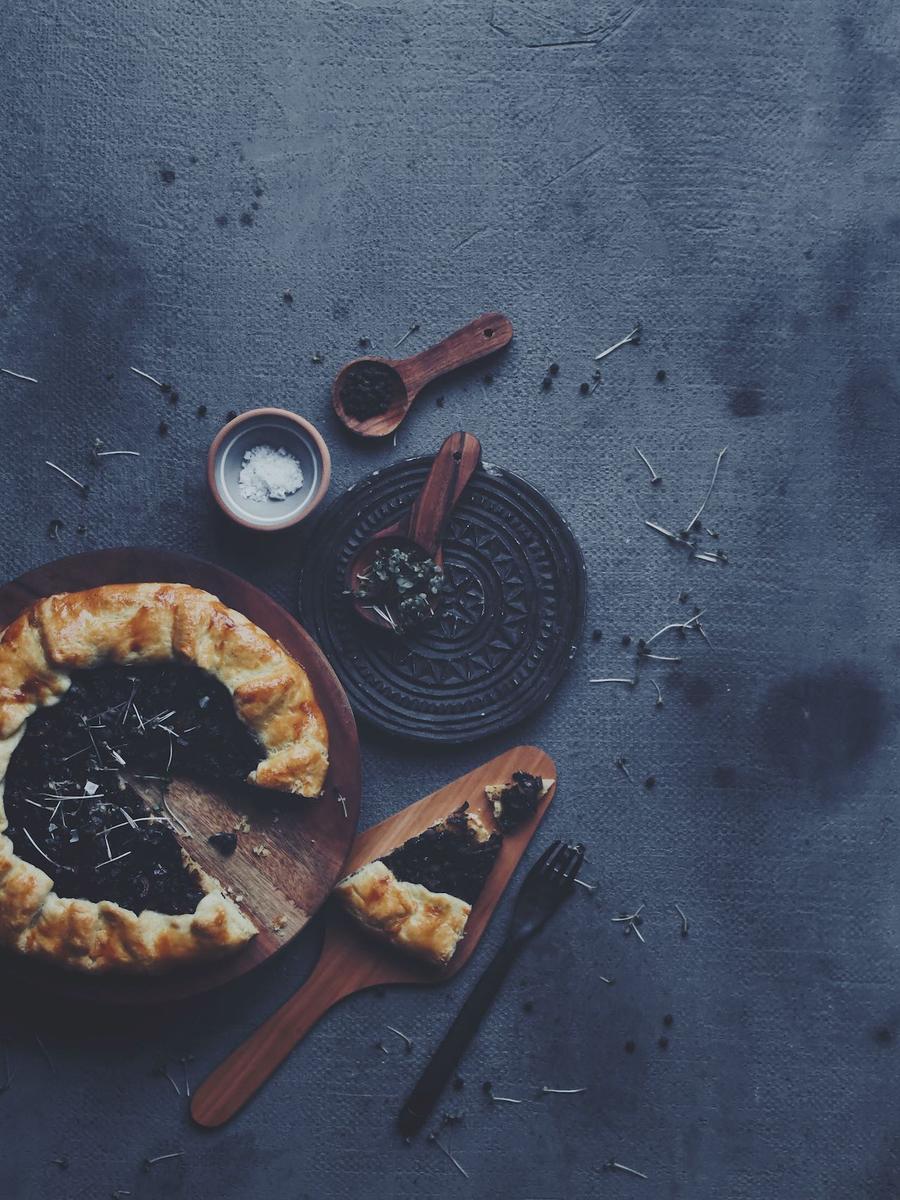 Rezeptbild: HERZHAFTE GALETTE MIT PILZEN