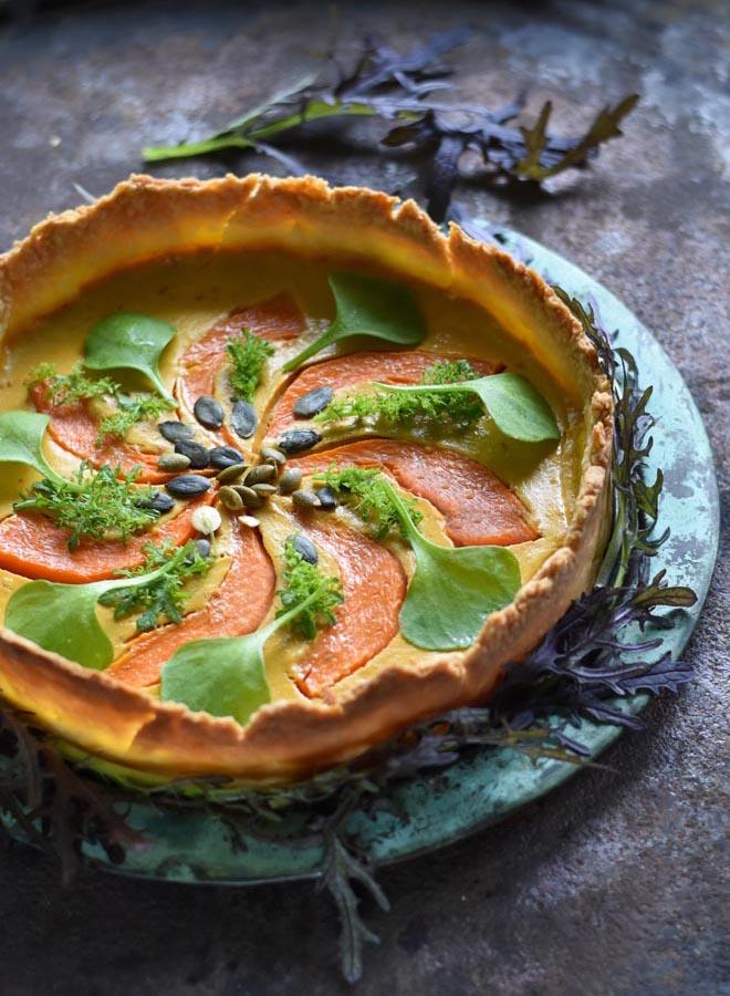 Rezeptbild: Kürbisquiche