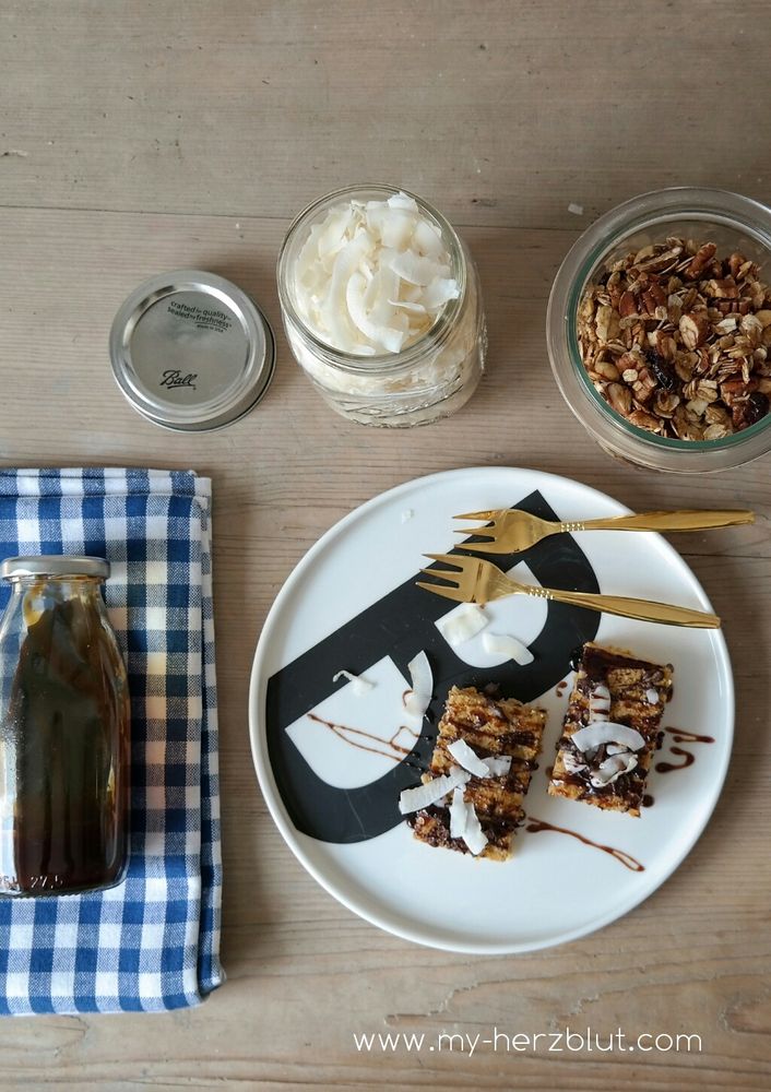 Rezeptbild: Aprikosen Kokos Riegel