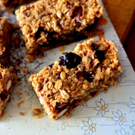 Rezeptbild: Bananen-Flapjacks