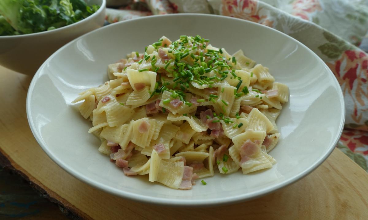 Rezeptbild: One Pot Schinkenfleckerl