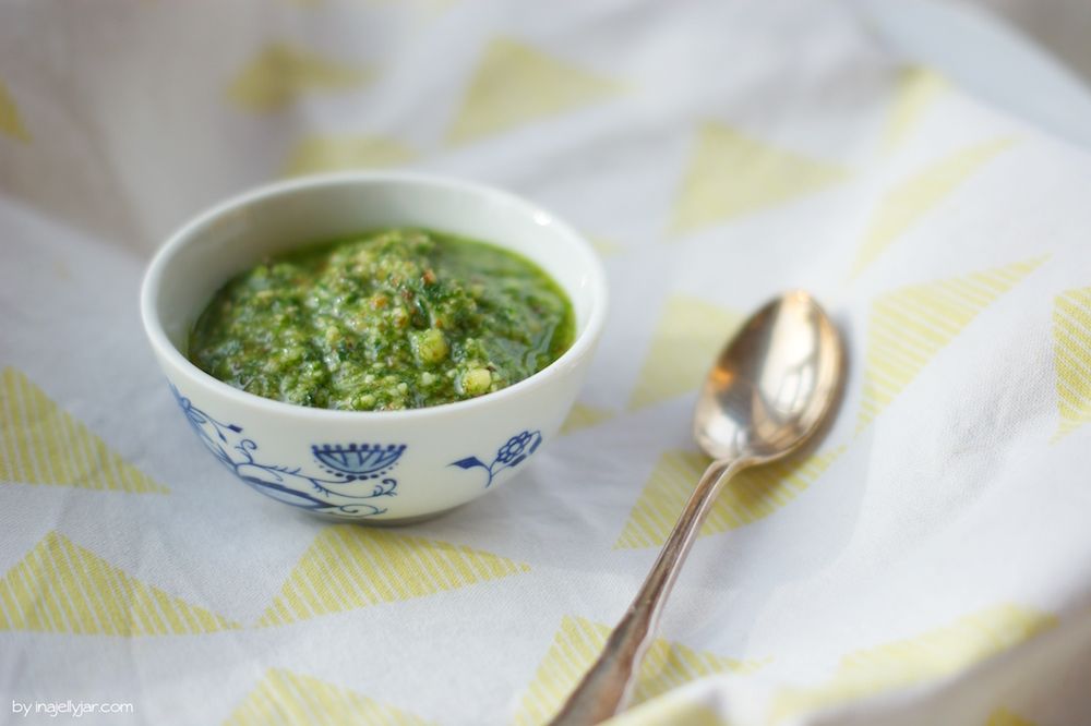 Rezeptbild: Einfaches Bärlauchpesto
