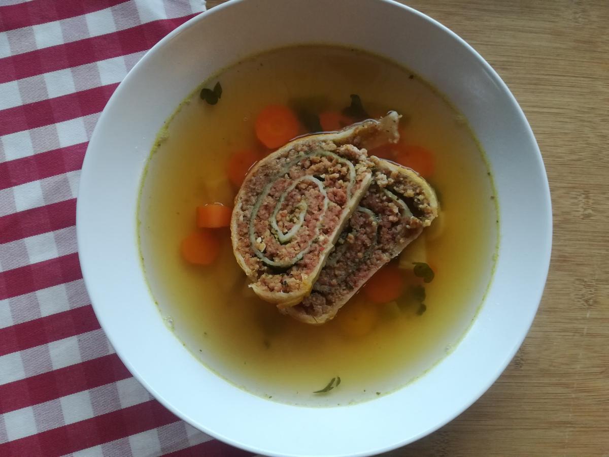 Rezeptbild: Fleischstrudelsuppe
