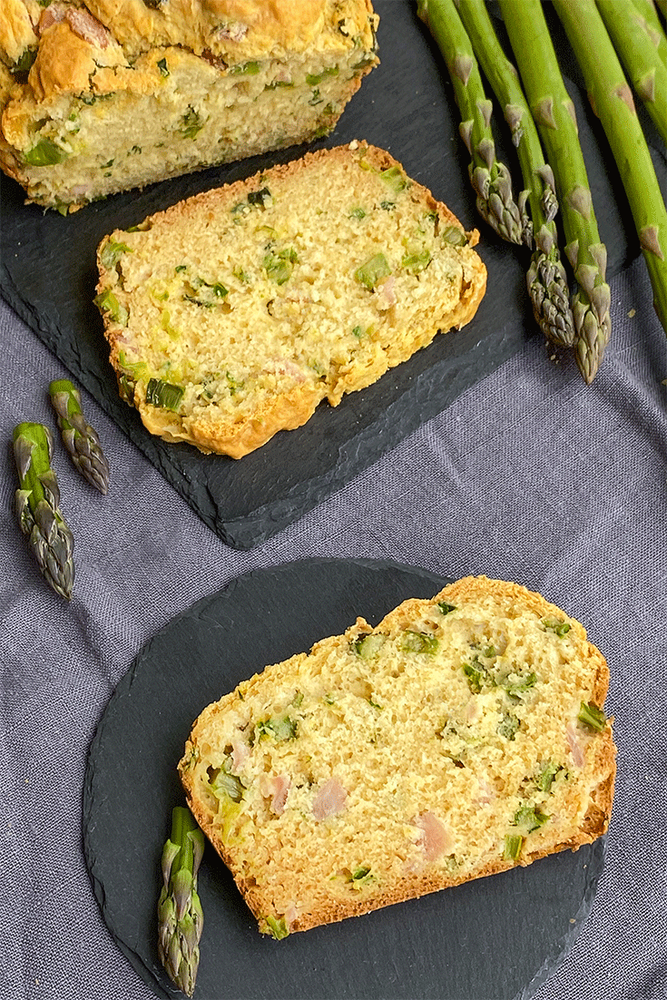 Rezeptbild: Spargelbrot mit Kochschinken