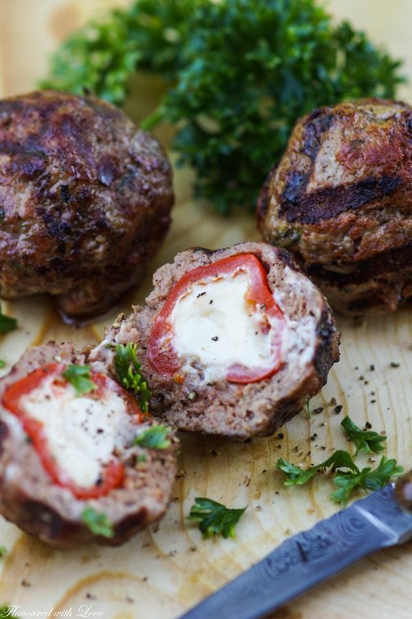 Rezeptbild: Polpette mit gefüllter Kirschpaprika
