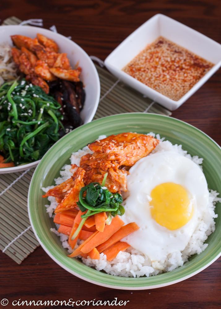 Rezeptbild: Koreanische Bibimbap Rice Bowls