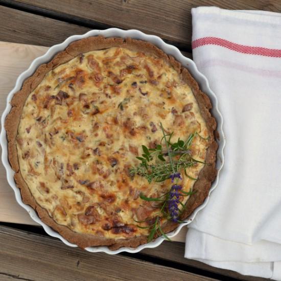 Rezeptbild: Eierschwammerl-Tarte