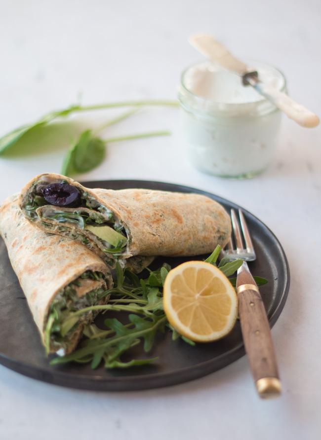 Rezeptbild: Gefüllte Kräutercrepes