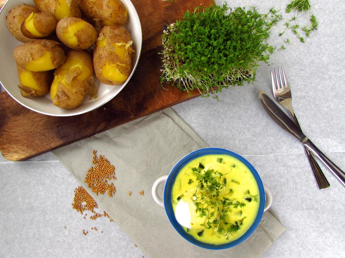 Rezeptbild: Eier in Senfsauce