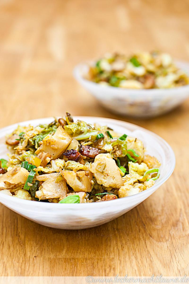 Rezeptbild: Wirsing-Kohl-Pfanne