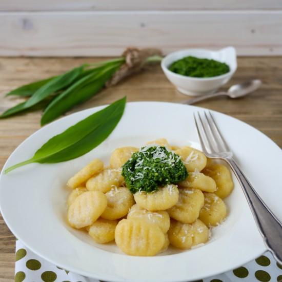 Rezeptbild: Gnocchi mit Bärlauchpesto