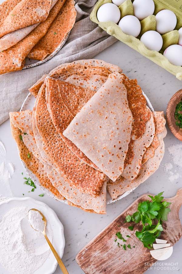 Rezeptbild: Galettes Grundrezept (Crêpes mit Buchweizen)