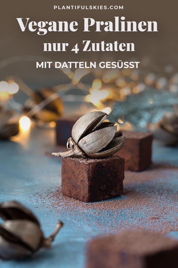 Rezeptbild: Gesunde Pralinen aus 4 Zutaten