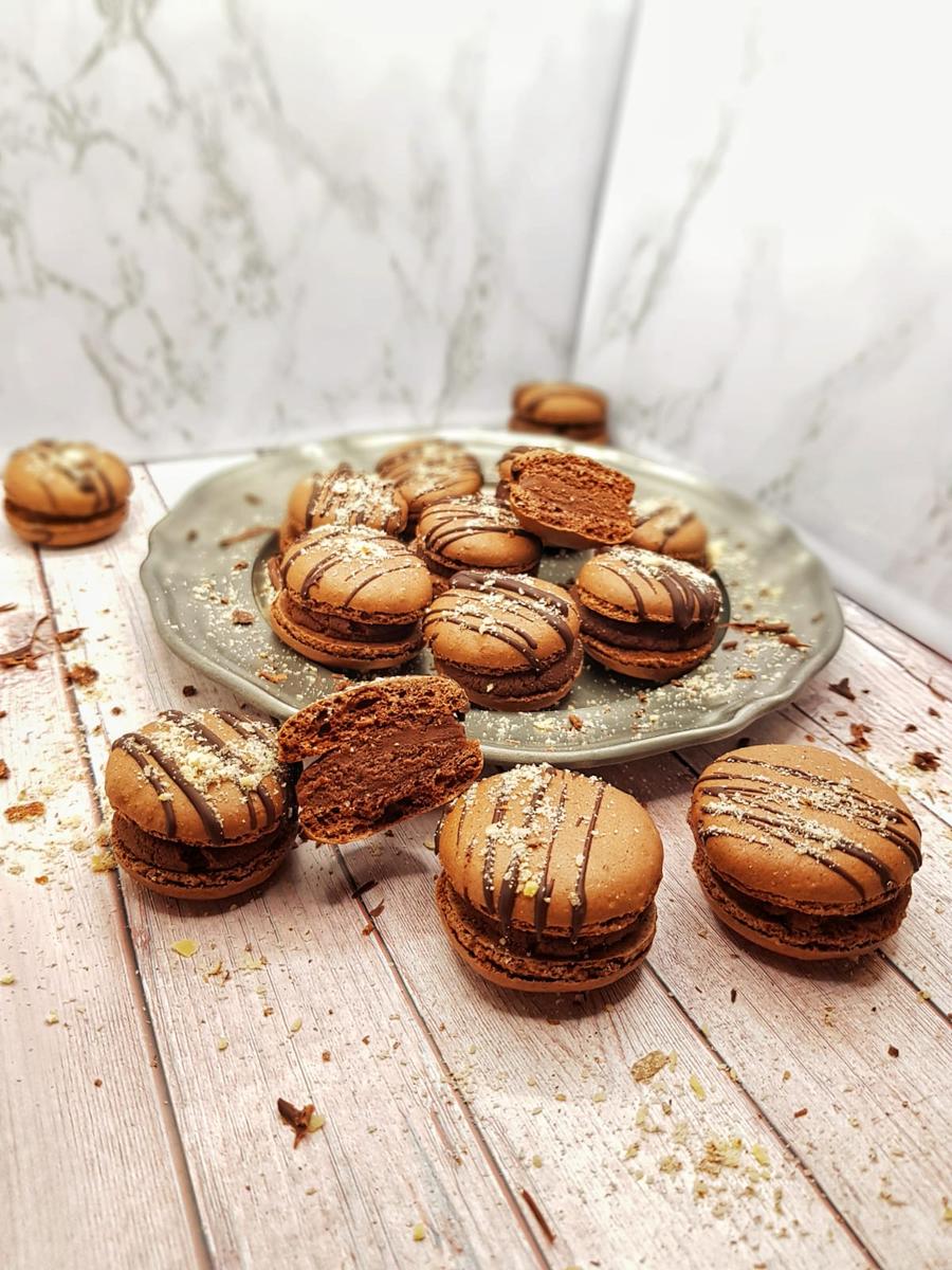 Rezeptbild: Nougat Macarons