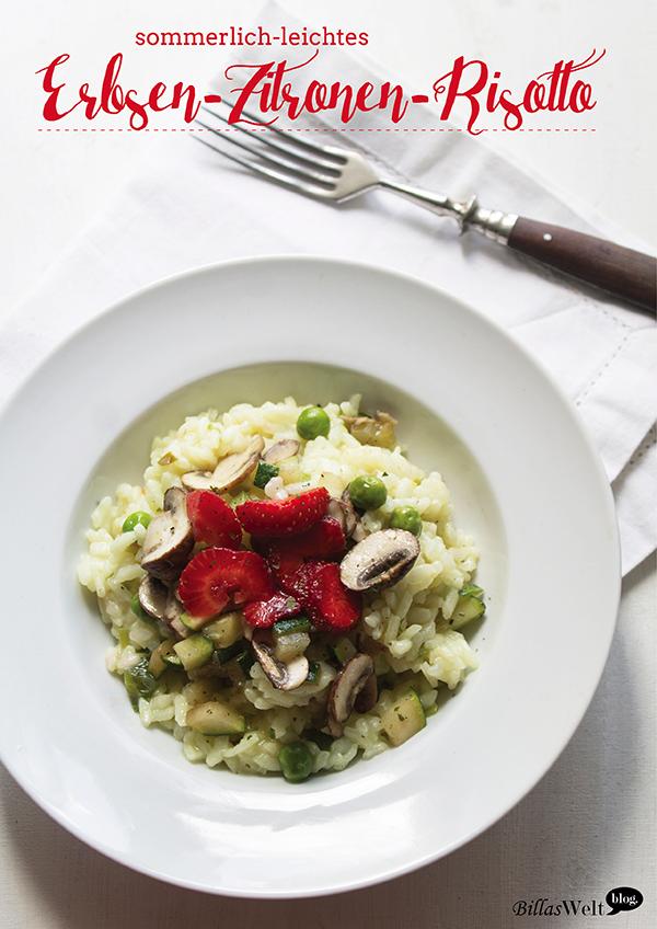Rezeptbild: Erbsen-Zitronen-Risotto