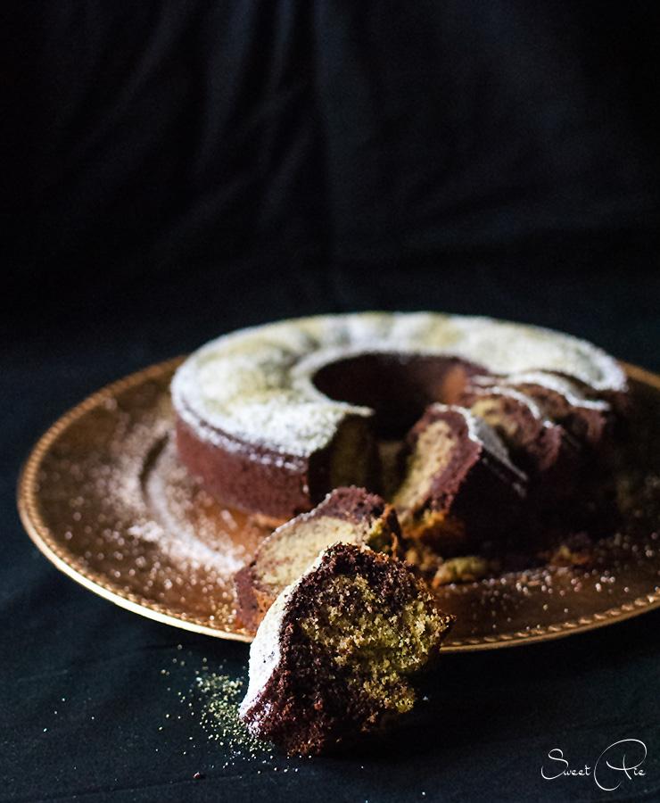 Rezeptbild: Matchamarmorkuchen