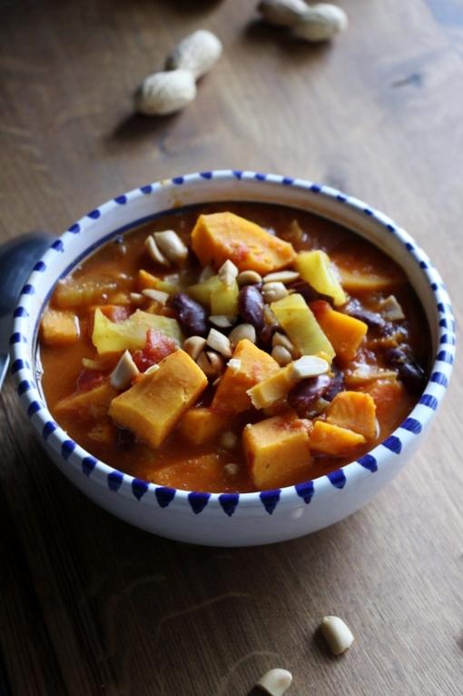 Rezeptbild: Afrikanischer Süsskartoffel - Erdnuss Eintopf