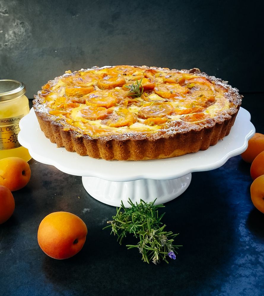 Rezeptbild: Aprikosen Tarte mit Rosmarin
