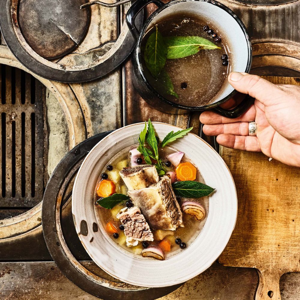 Rezeptbild: Rindrippen als Tellerfleisch mit Kren