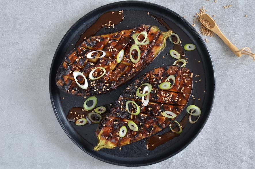 Rezeptbild: Miso-Auberginen