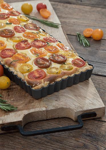 Rezeptbild: Tomaten Ricotta Tarte