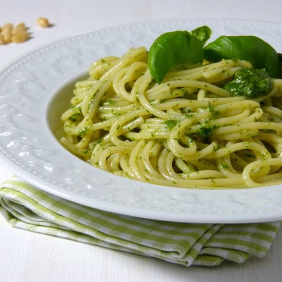 Rezeptbild: Spaghetti al pesto
