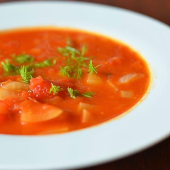 Rezeptbild: Tomaten-Fenchel-Suppe