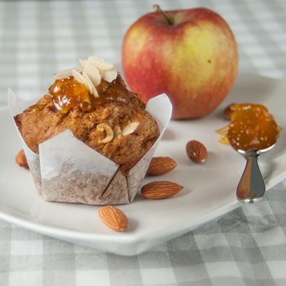 Rezeptbild: Apfel-Marzipan-Muffins
