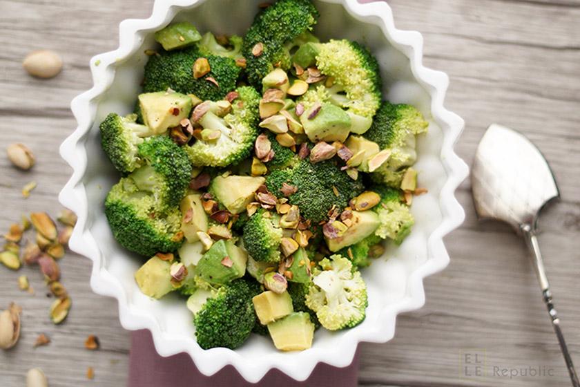 Rezeptbild: Avocado Brokkoli Salat