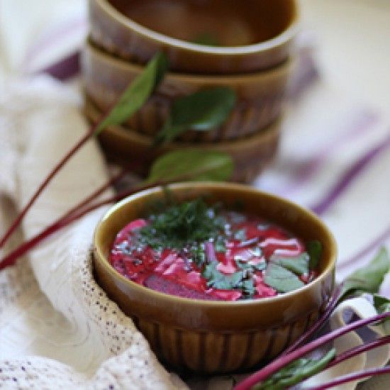 Rezeptbild: Rote-Bete-Suppe