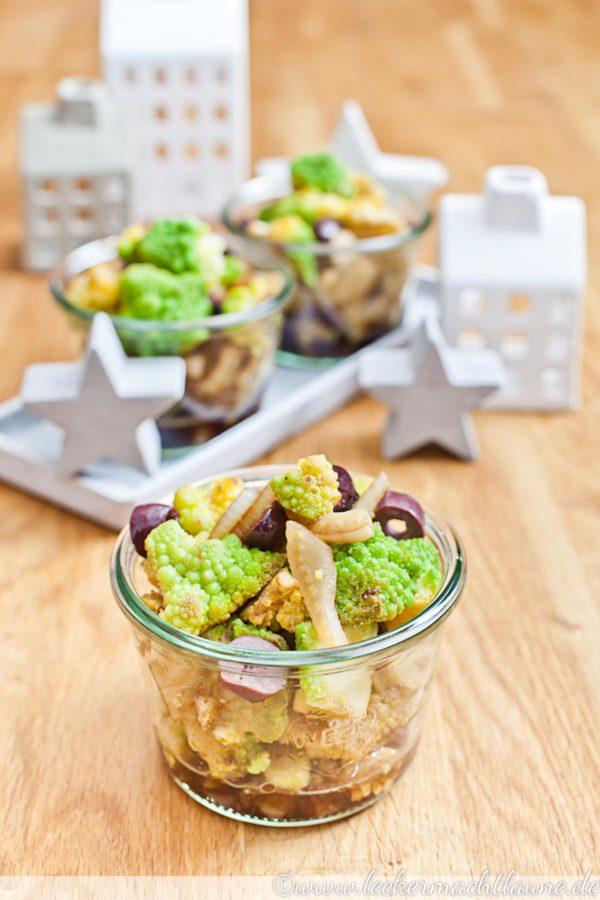 Rezeptbild: Romanesco-Fenchel-Salat