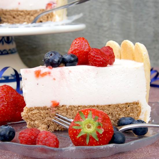 Rezeptbild: Erdbeer Joghurt Charlotte