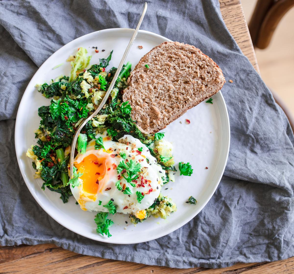 Rezeptbild: Grüne Shakshuka