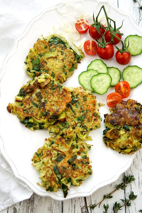 Rezeptbild: Lauch-Kartoffelpuffer