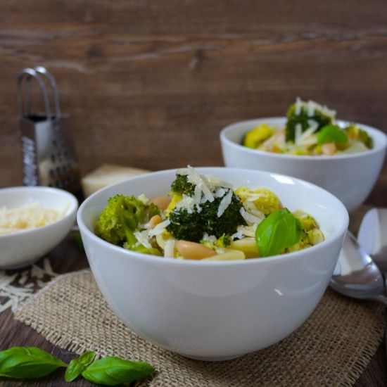 Rezeptbild: Winterliche Brokkoli-Minestrone