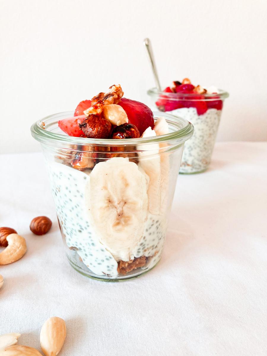 Rezeptbild: gebackenes Oatmeal