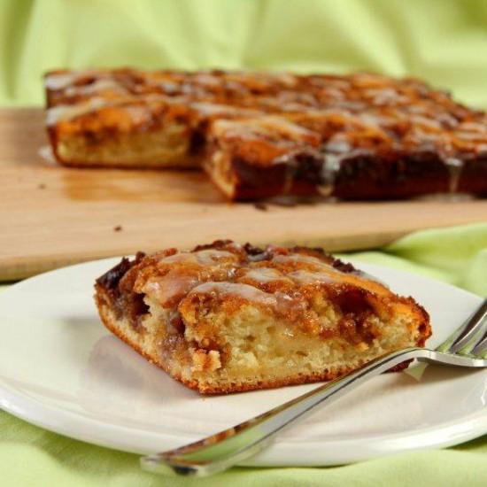 Rezeptbild: Zimtschneckenkuchen