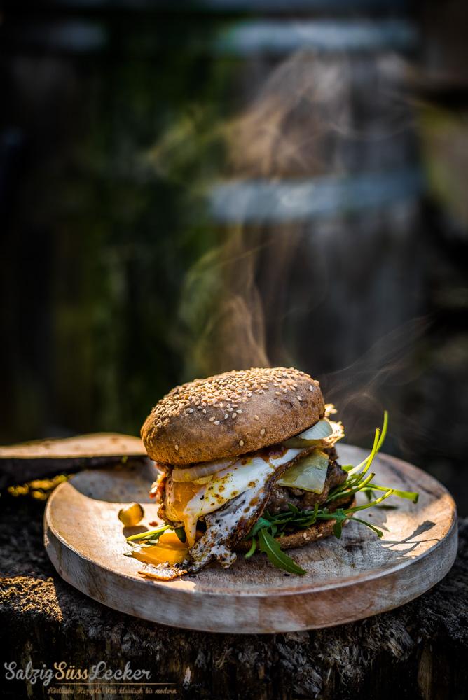 Rezeptbild: Wiesen-Burger zum Outdoor-Grillen