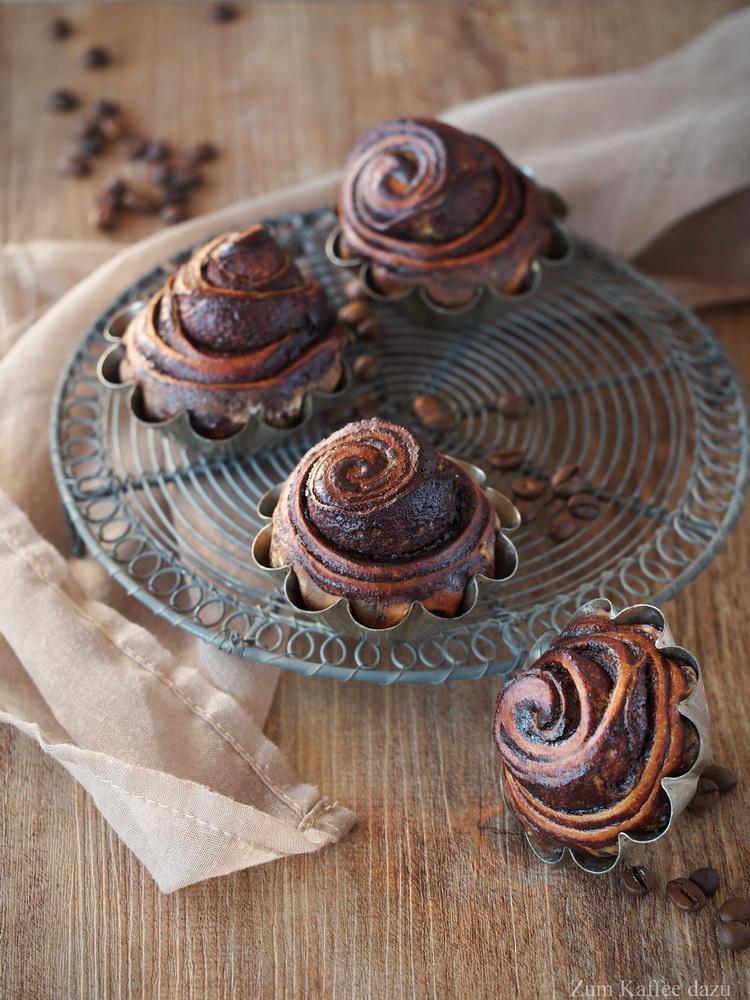 Rezeptbild: Espresso-Brioche mit Schokolade