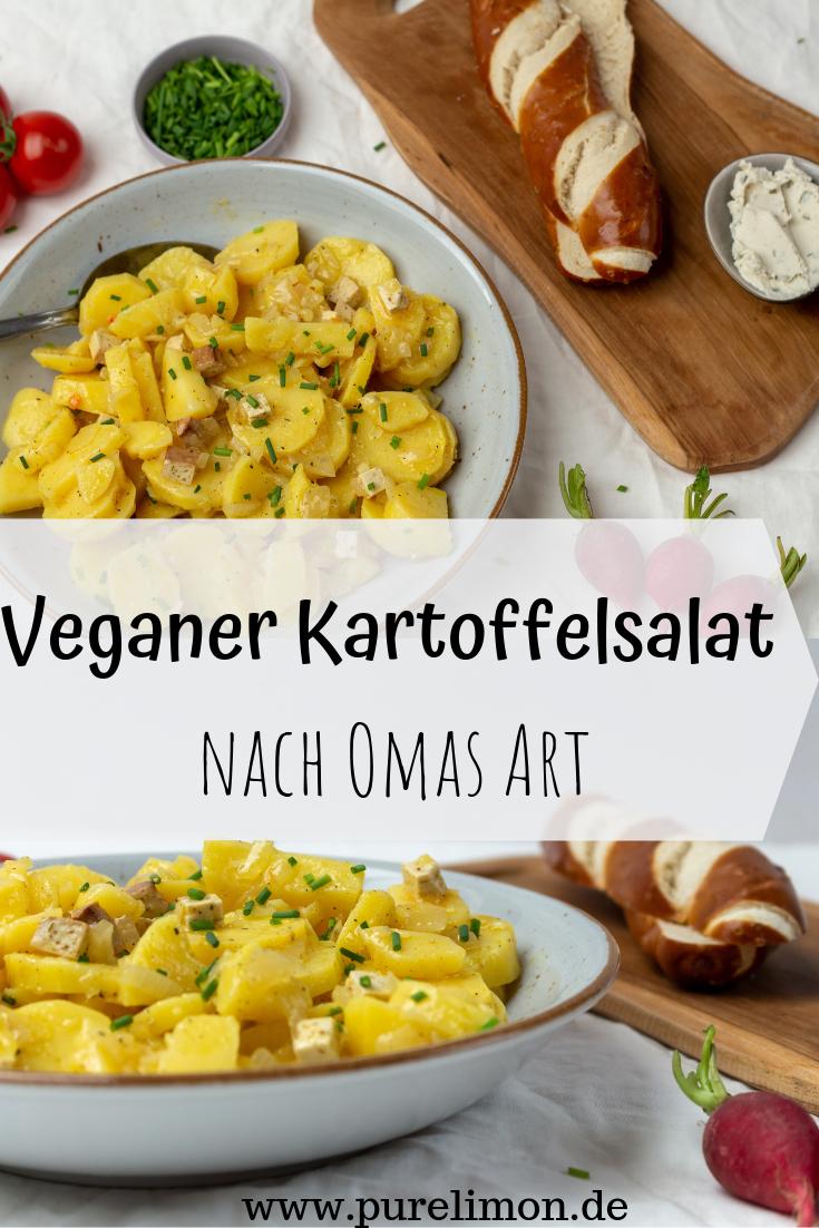 Rezeptbild: Veganer Kartoffelsalat mit Essig & Öl