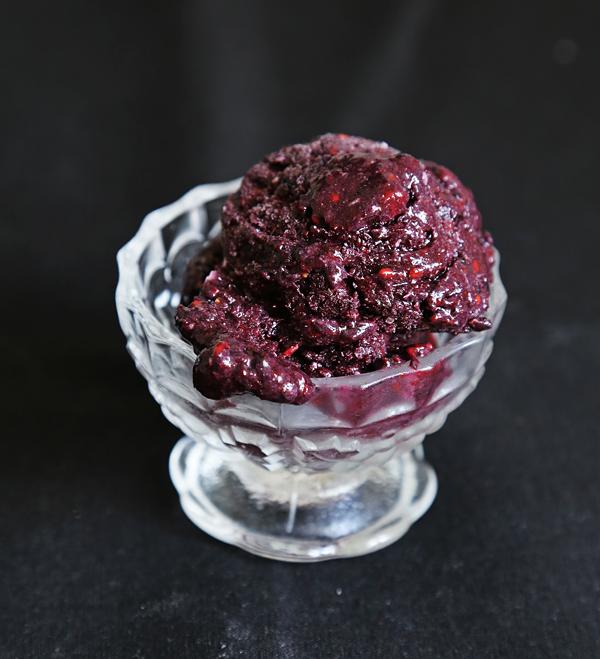 Rezeptbild: Brombeer-Sorbet