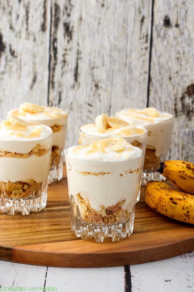 Rezeptbild: Bananen-Triffle mit Karamell