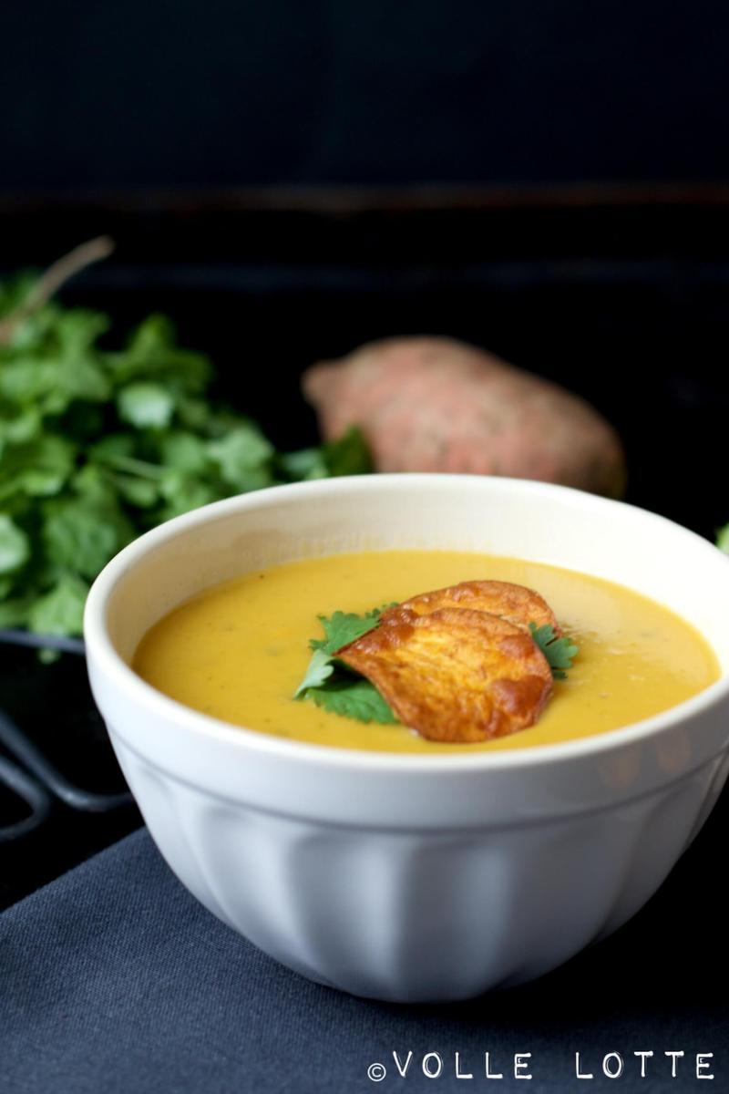 Rezeptbild: Exotische Süßkartoffelsuppe mit Kokosmilch 