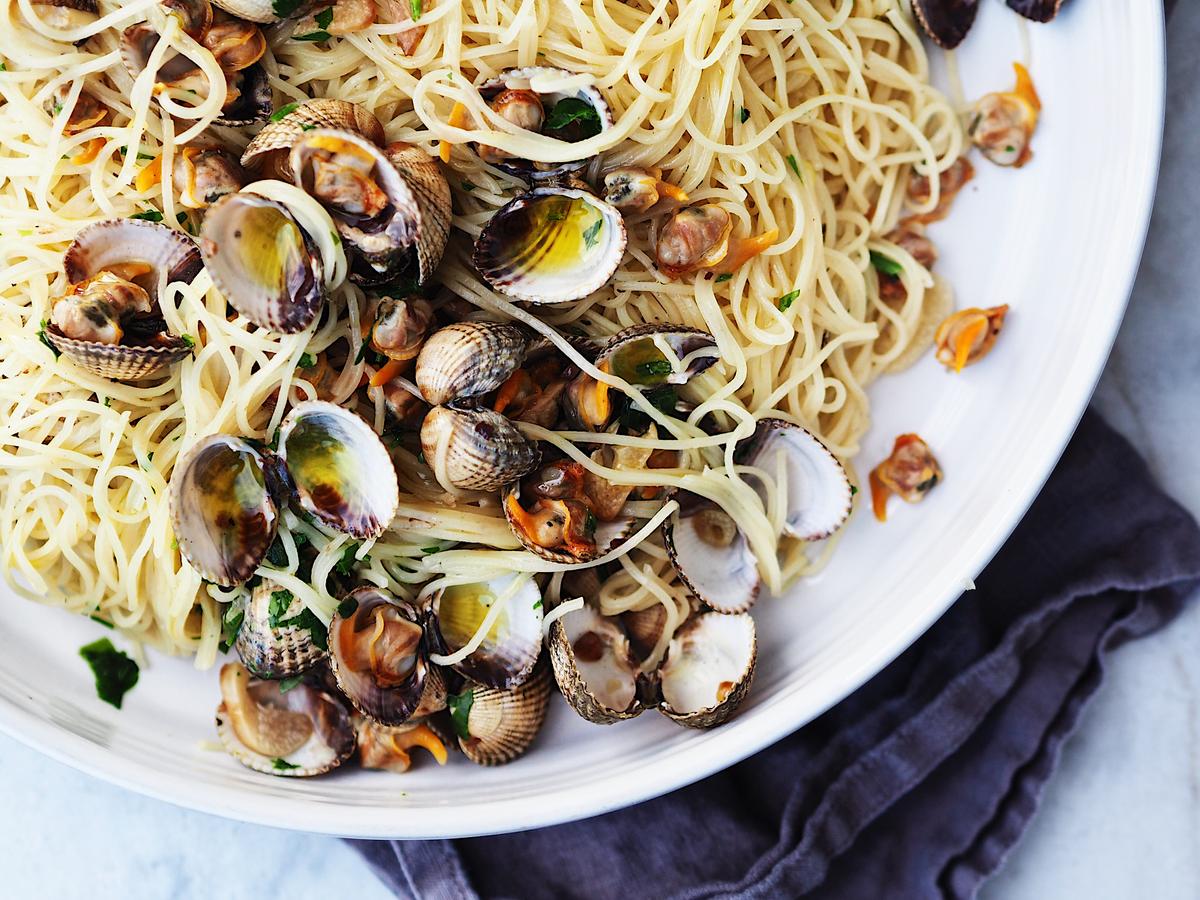 Rezeptbild: Spaghetti alle vongole veraci in bianco