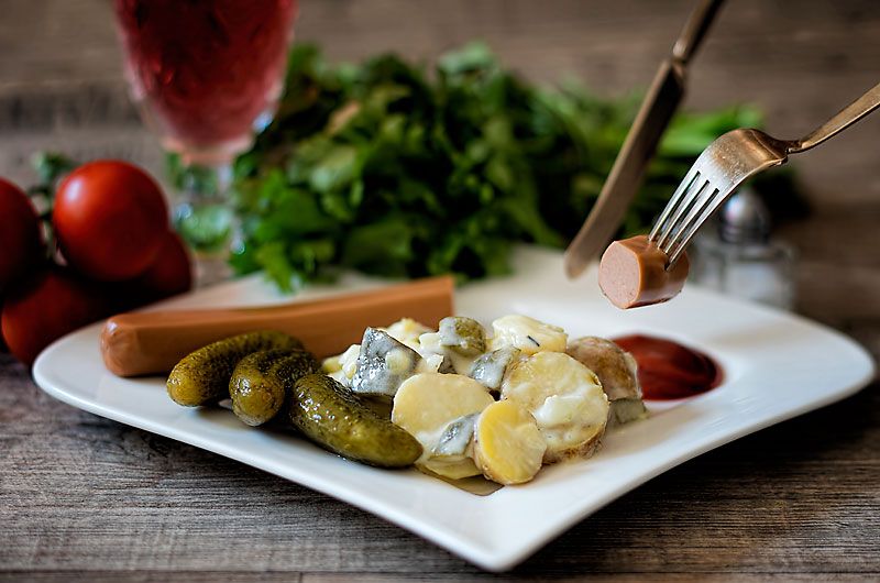 Rezeptbild: Kartoffelsalat vegan